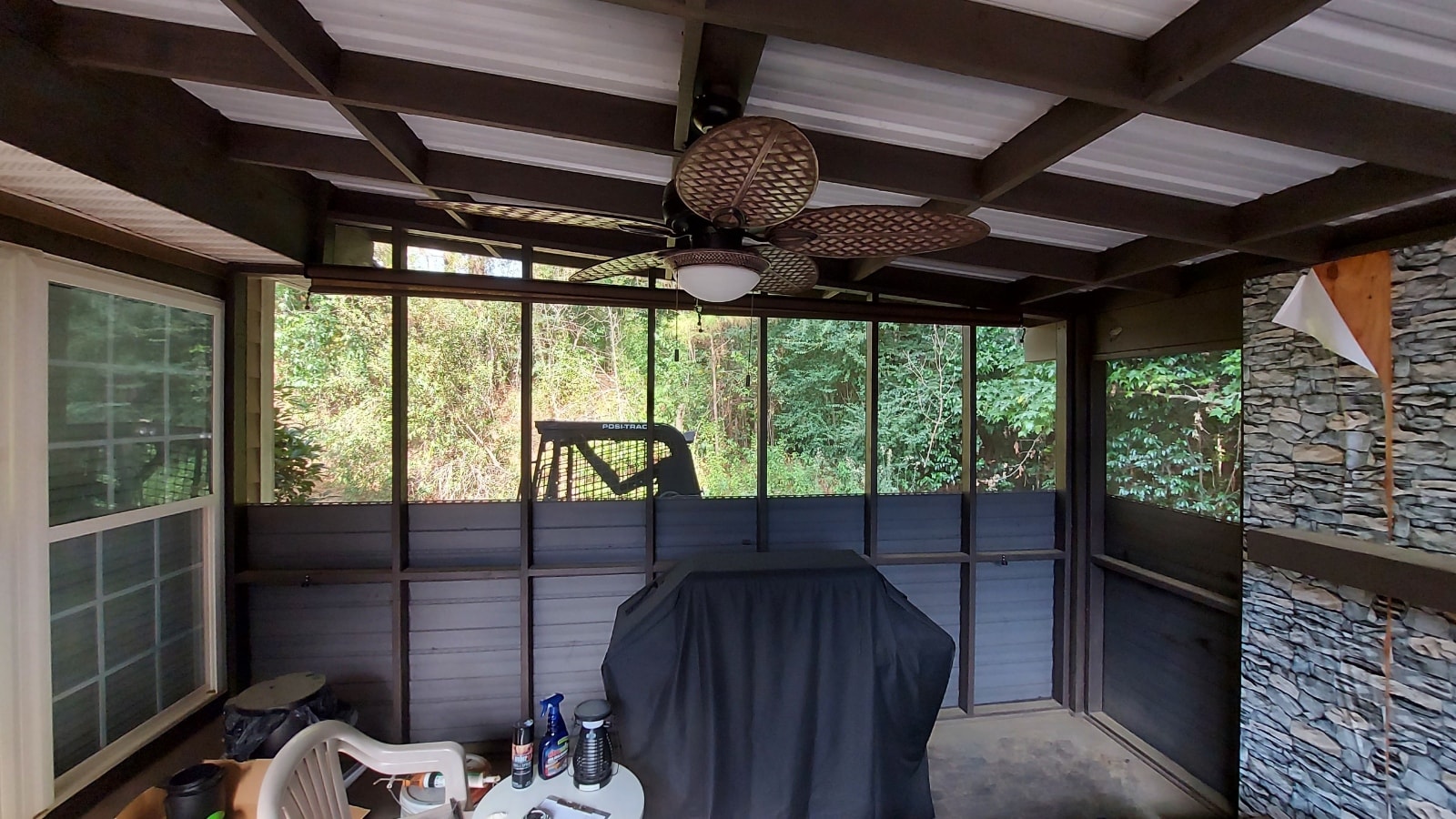 Sunroom Addition before